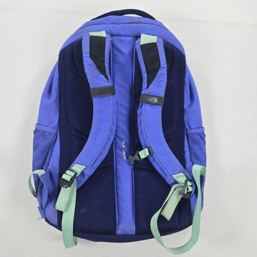 The North Face Vault Purple Teal School Work‎ Travel Flex Vent Backpack
